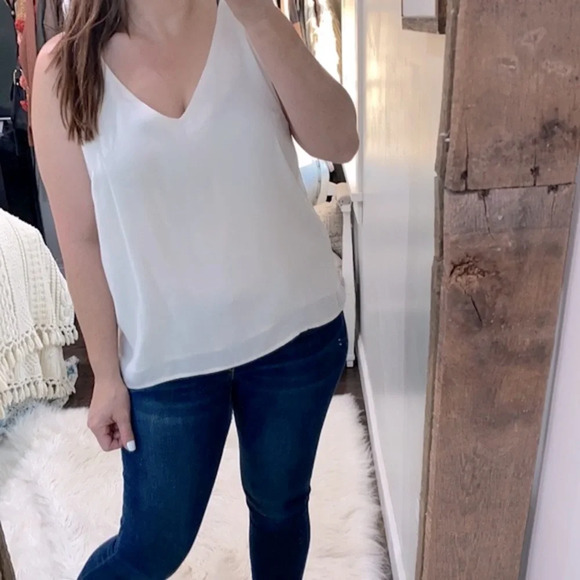 A new day ivory color top size large - Picture 1 of 8